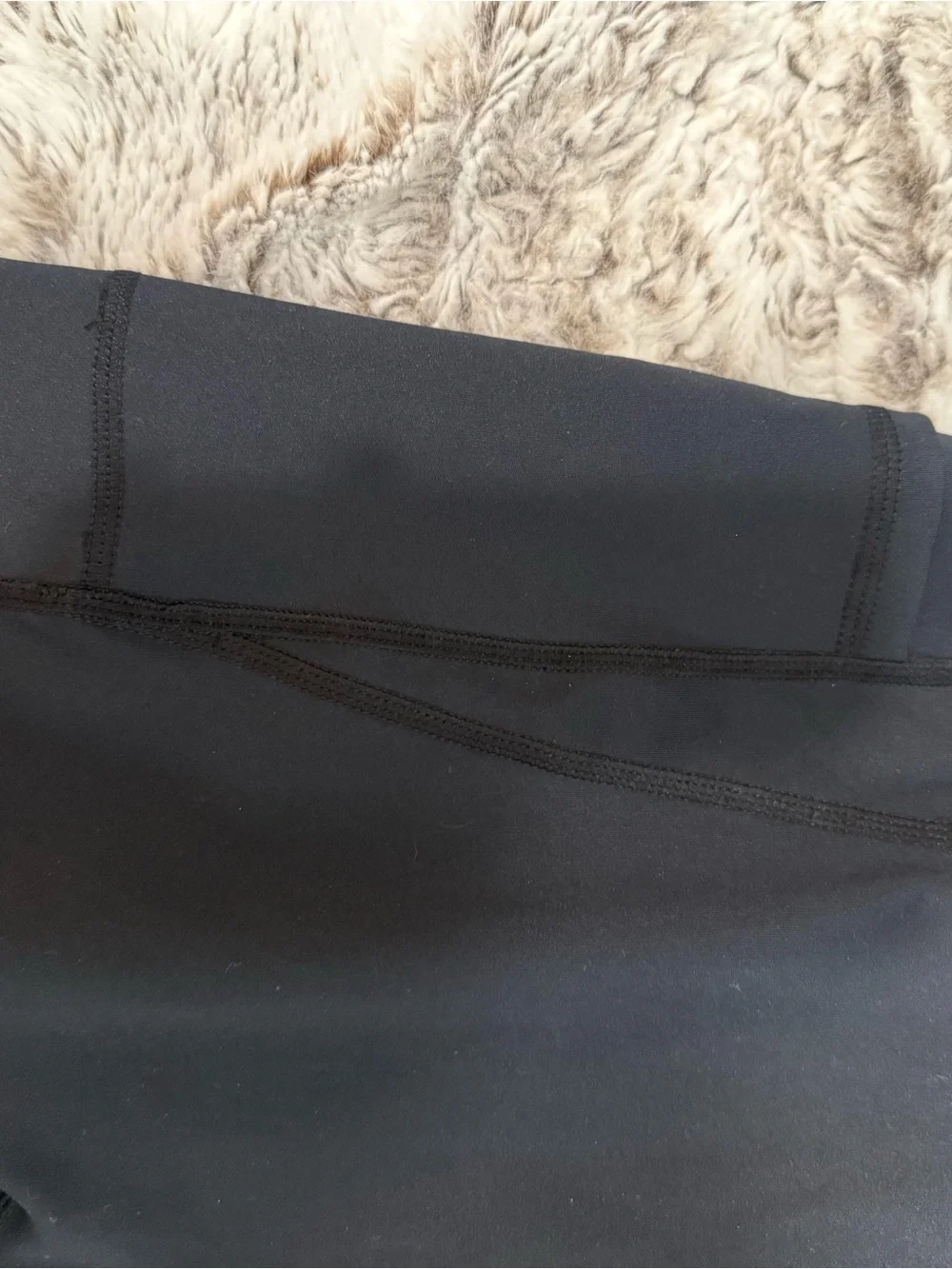 Free People Black High-Waist One Piece (yoga pant material)